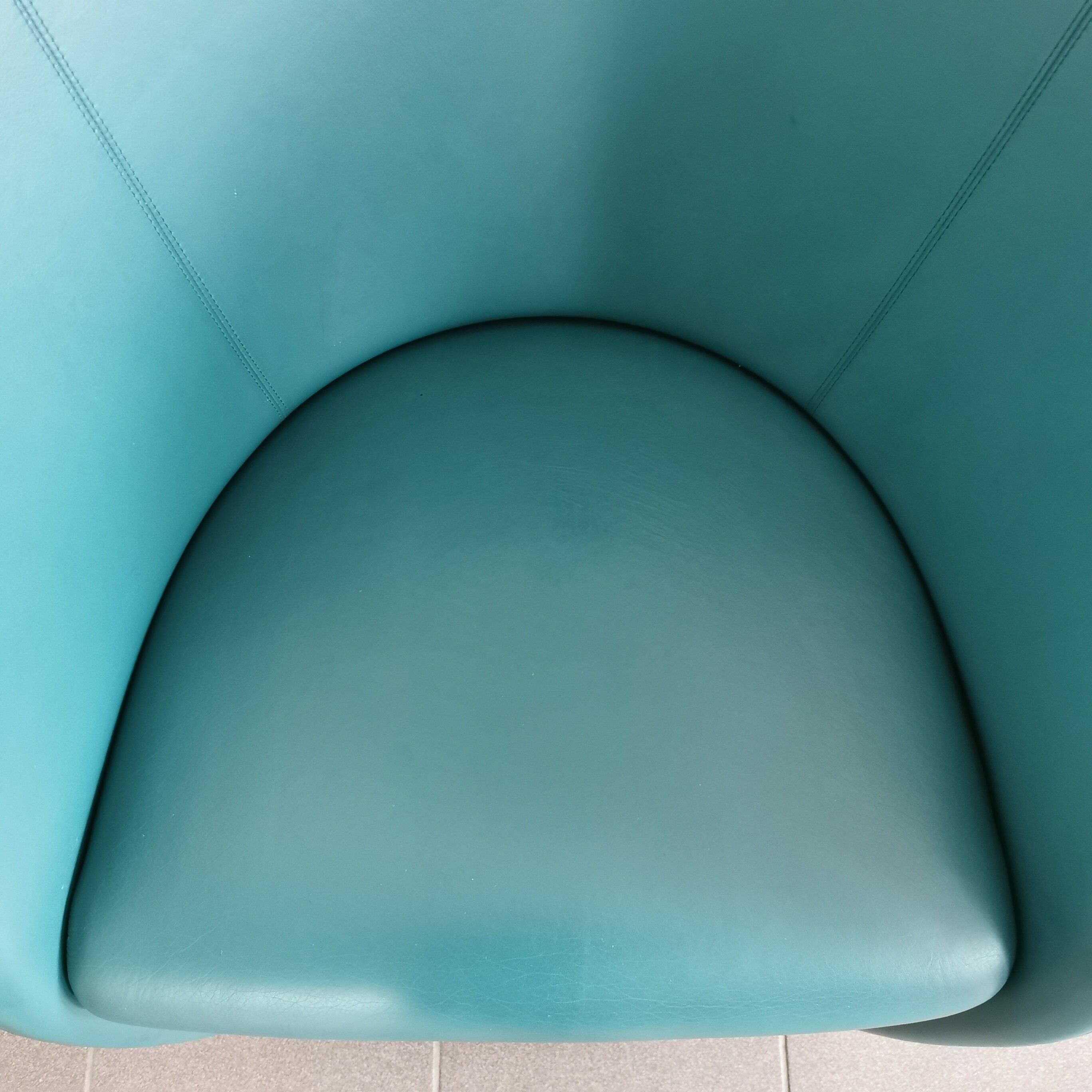 Poltrona Frau leather armchair