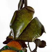 Japanese-style Heron floor lamp, Art Nouveau, France, circa 1900