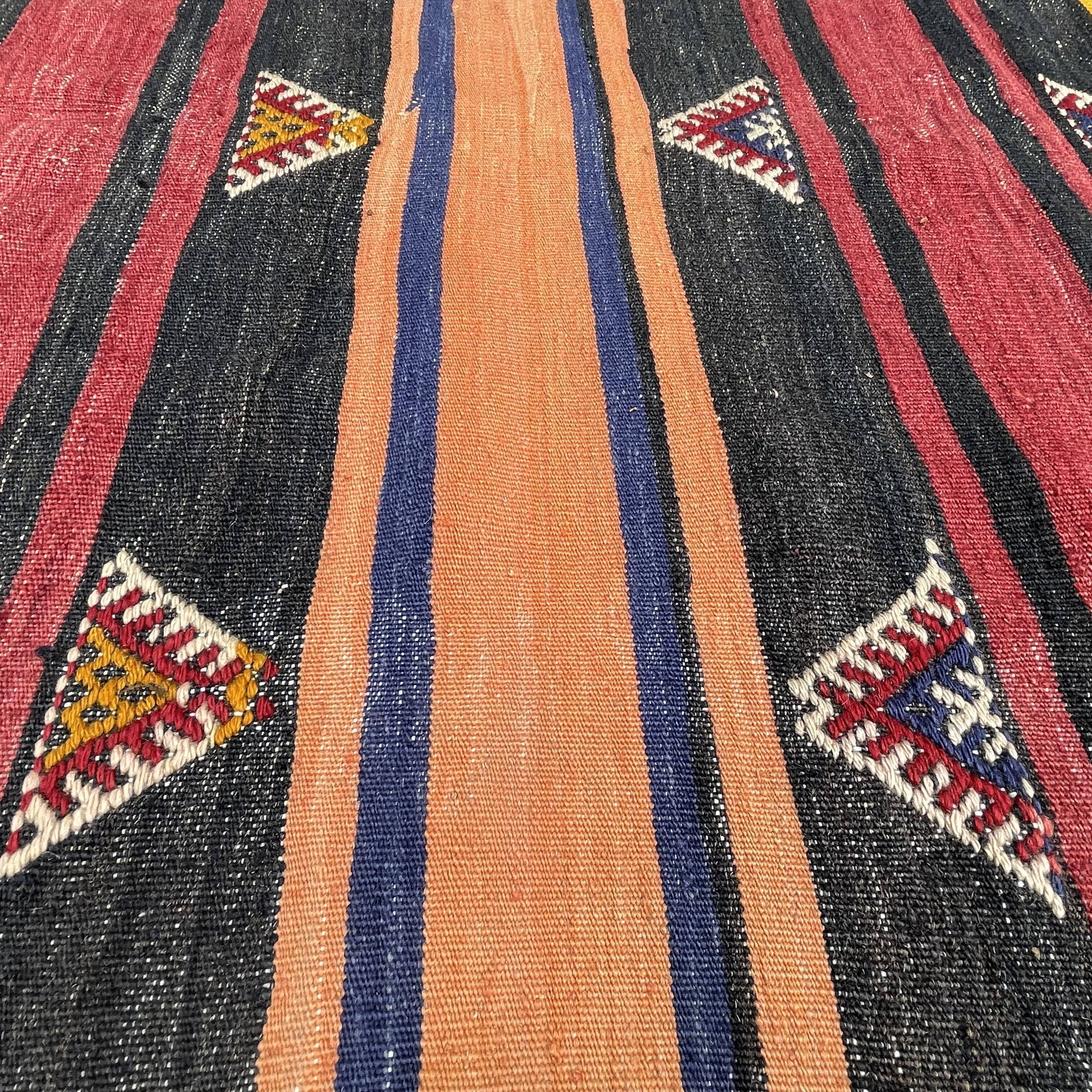 Vintage Turkish Kilim Runner , 340 x 82 cm