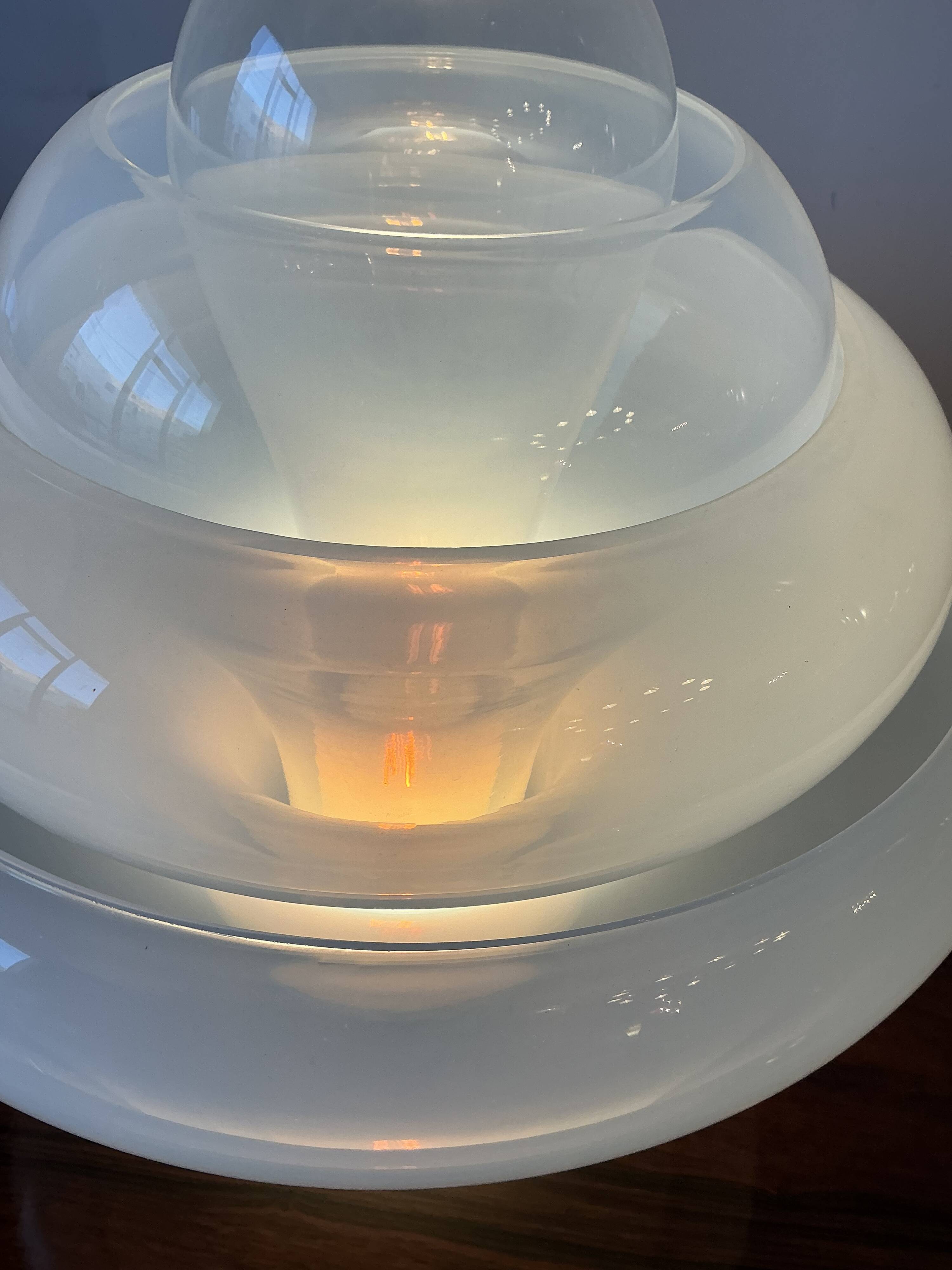 Lotus lamp by Carlo Nason for Mazzega 1968