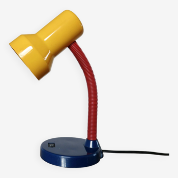Memphis style lamp, 80s primary colors
