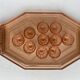 Liqueur service Tray + 10 glasses