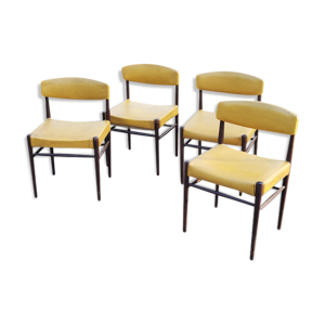 set de 4 chaises scandinaves
