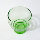 ancien service 10 verres à eau et carafe en verre soufflé