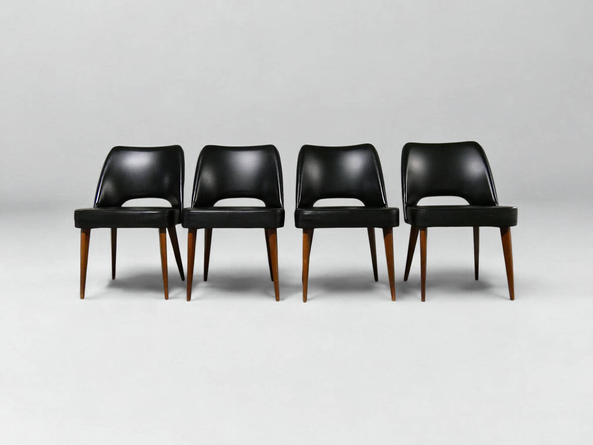 Série 4 chaises scandinave - vintage 1960 1970