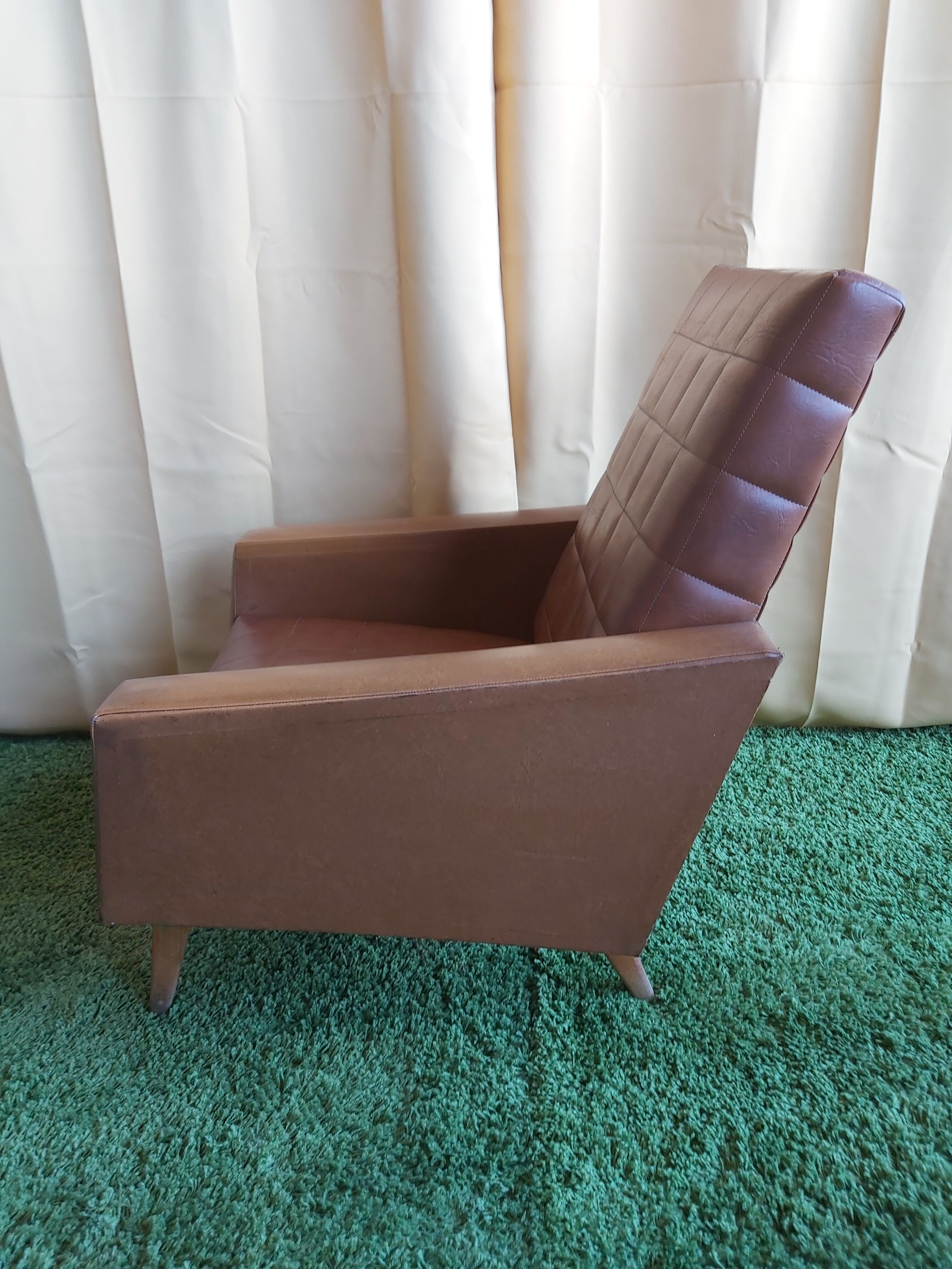 Vintage skai armchair from the 50s/60s