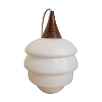 Philips suspension in opine and wood, 60s
