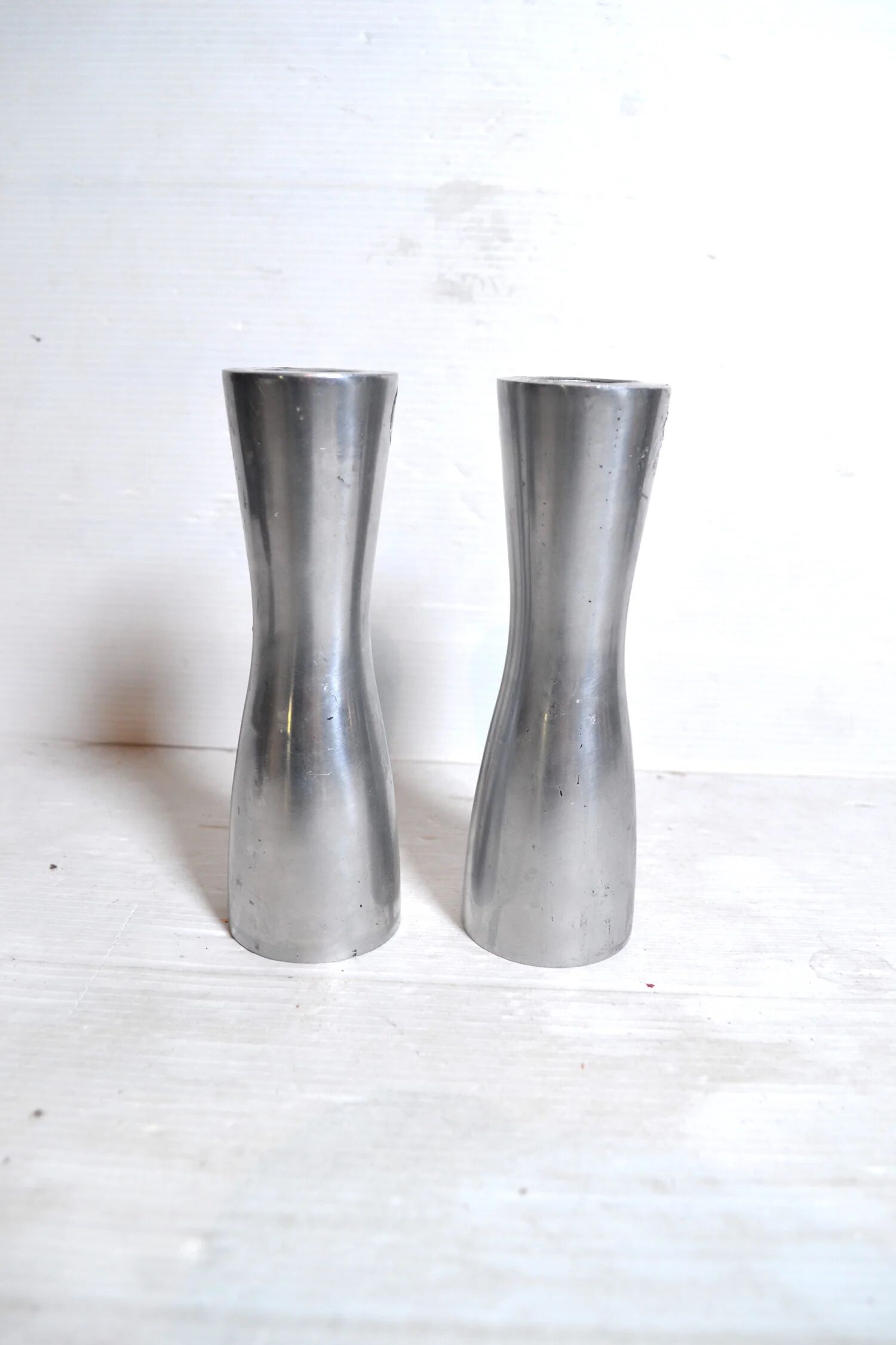 Aluminium candle holders