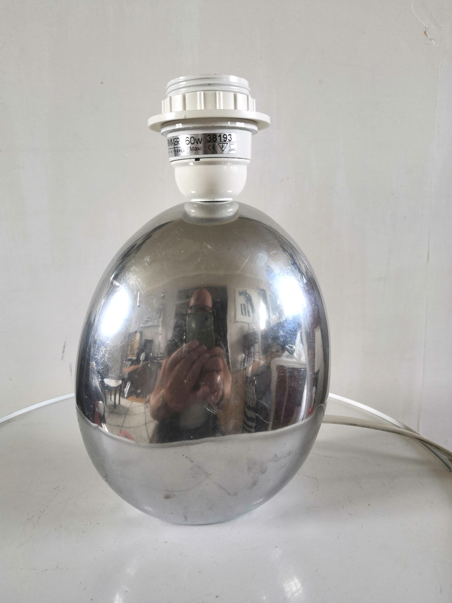 Steel lamp design Drimmer