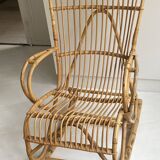 wicker rocking chair