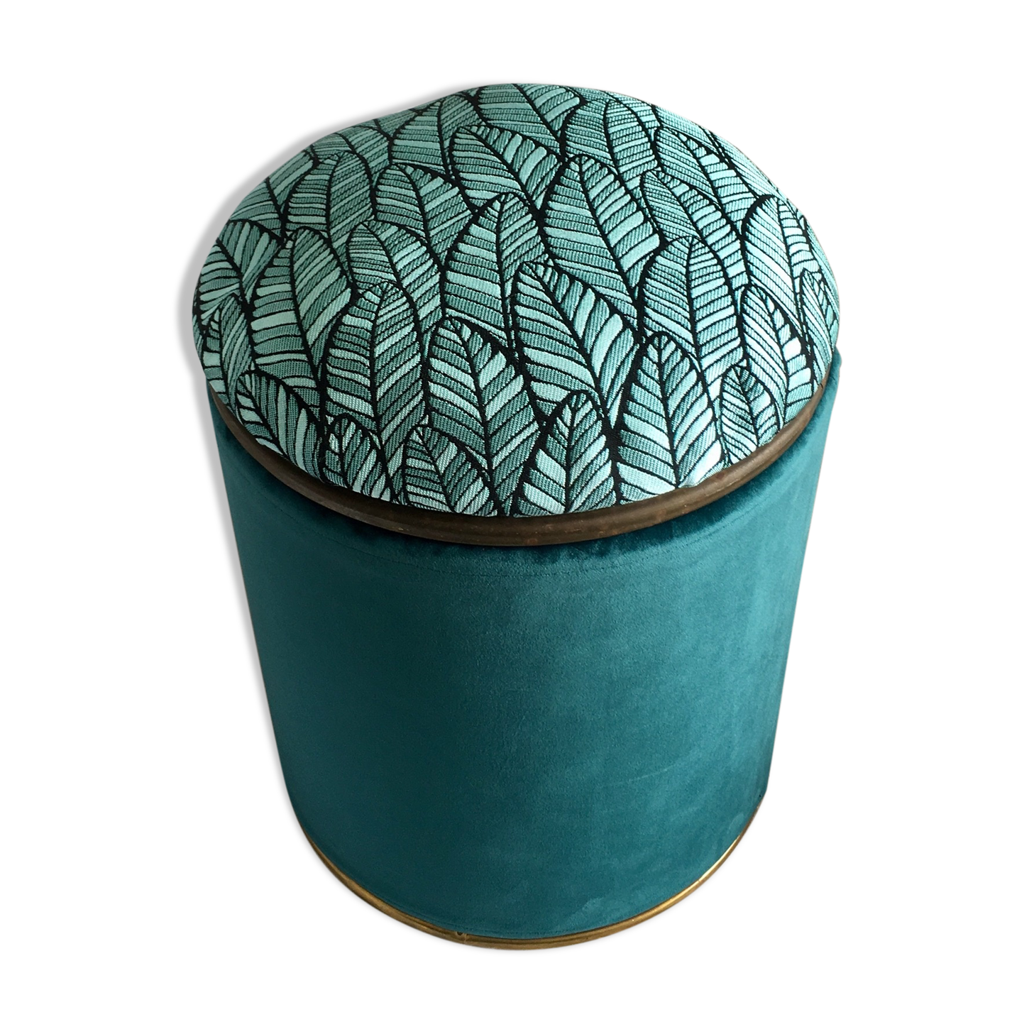 Poof vintage chest storage