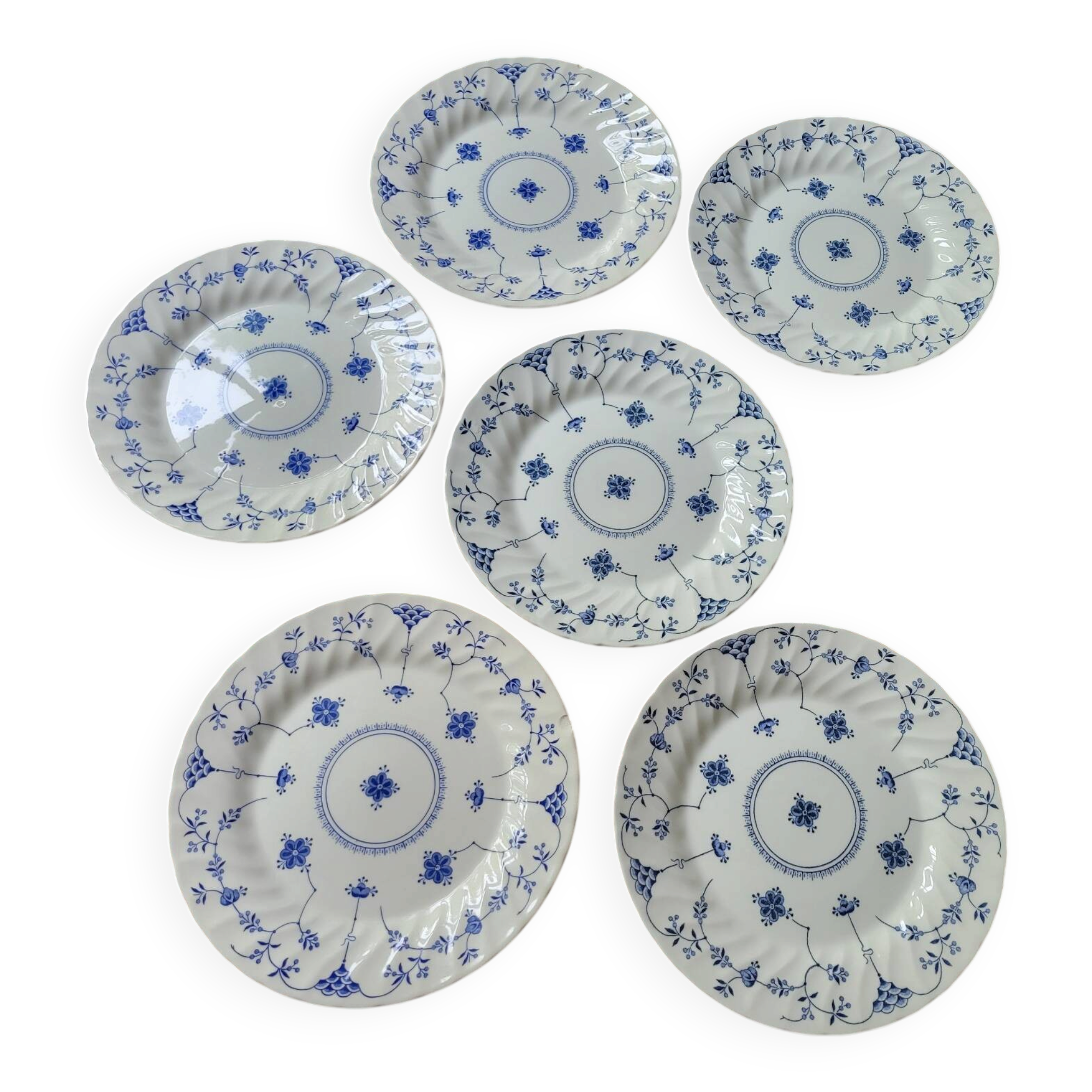6 flat plates Queen's England 1970