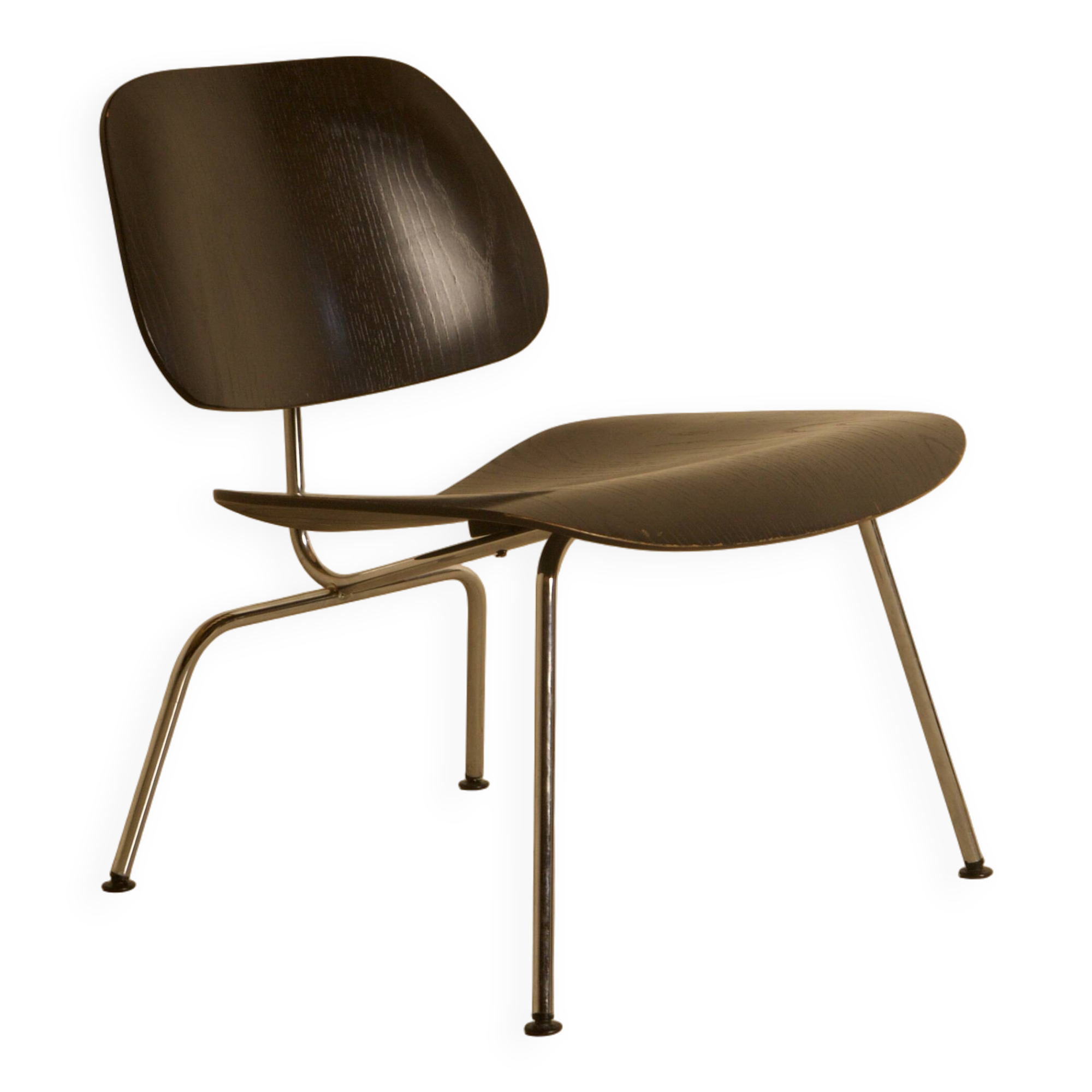 "LCM" chairs in black ash by Charles and Ray Eames for Herman Miller 60s.