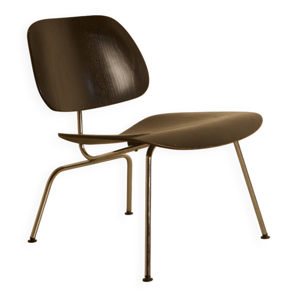 Chaises ''LCM'' en frêne noir par Charles et Ray Eames pour Herman Miller 60'