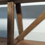 Antique pine bench
