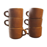 6 cups in stoneware