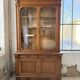 Ancienne bibliothèque vitrée XL chêne napoléon XIXème
