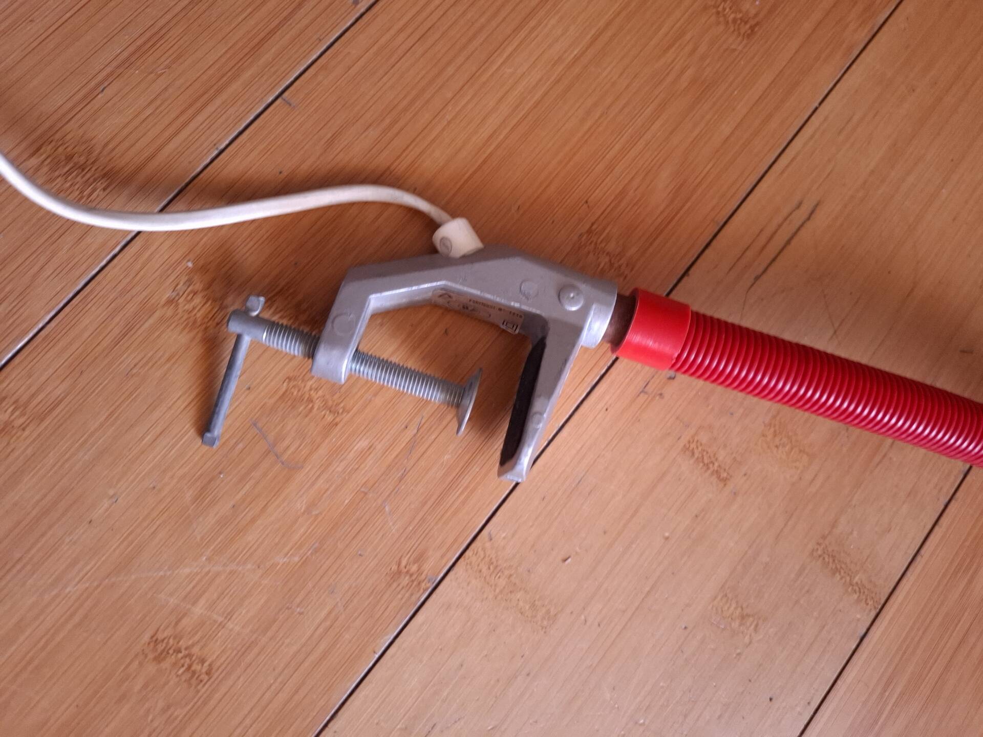 Lampe serpent à étau années 80'S
