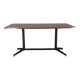 Vintage wooden table from the 1960s designed by Carlo Ratti for Lissoni.