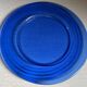 Blue Klein glass plate