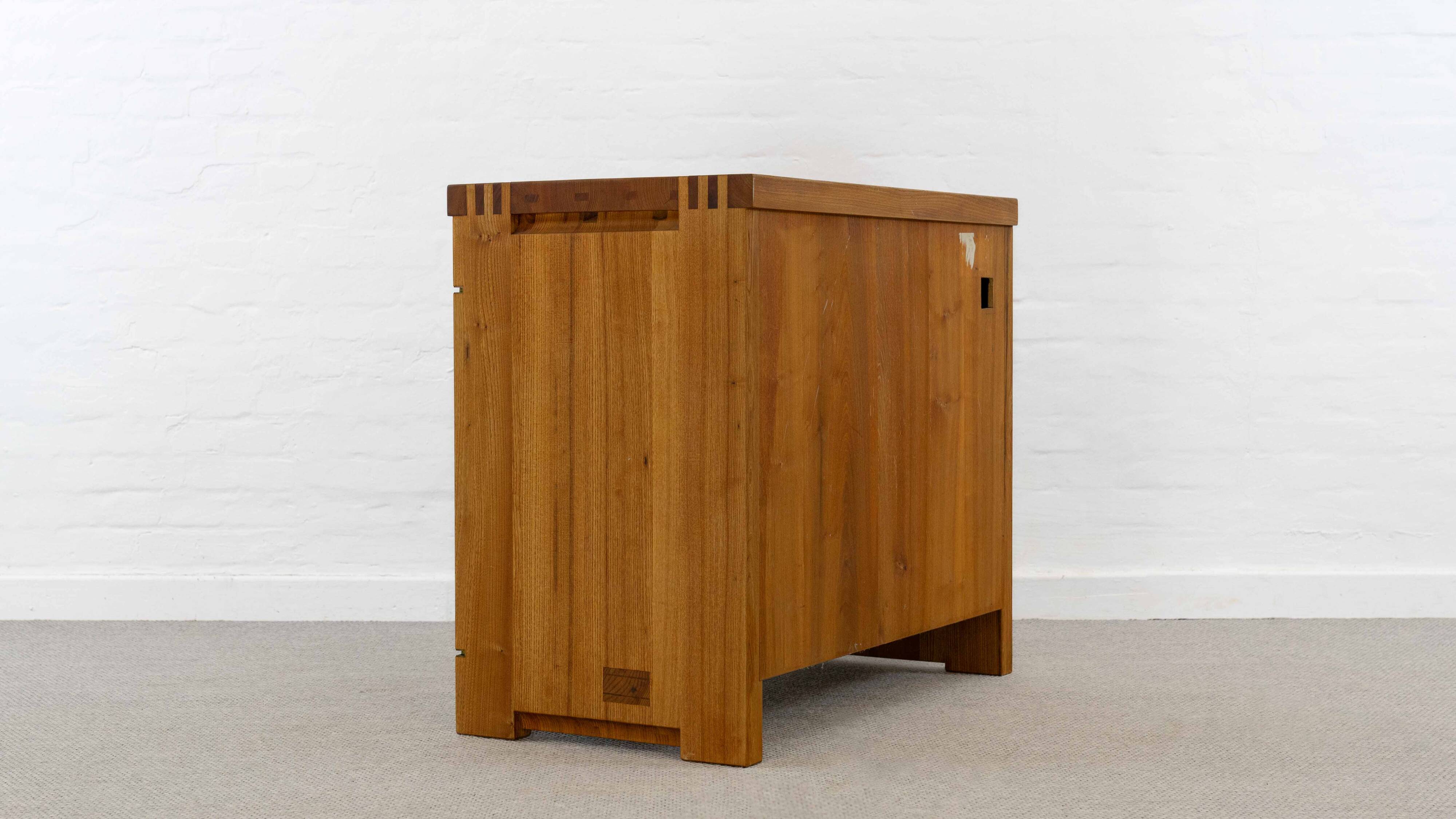 Sideboard Model R09 by Pierre Chapo in solid elm