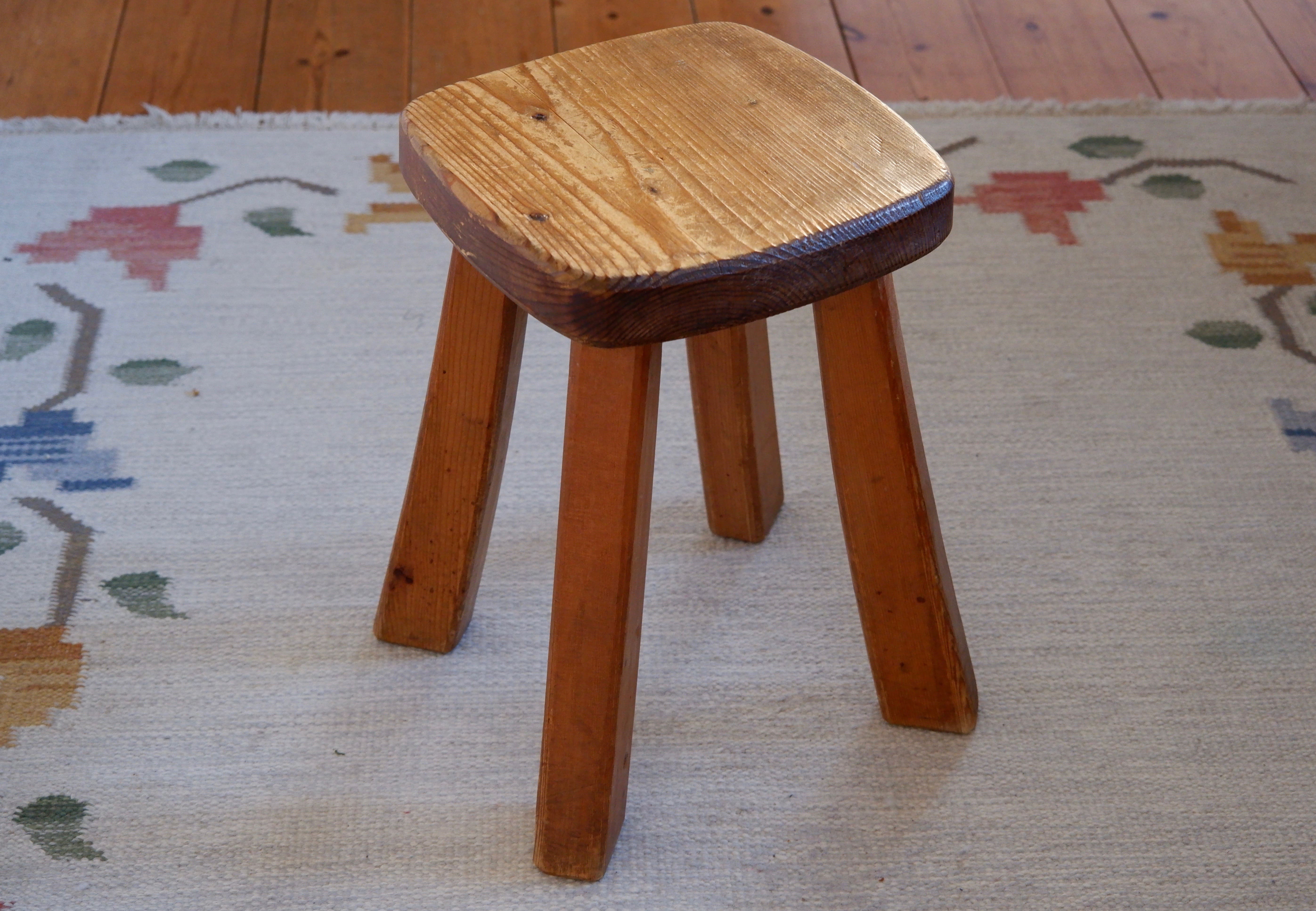 Stool in pin, france circa 1960