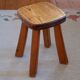 Stool in pin, france circa 1960