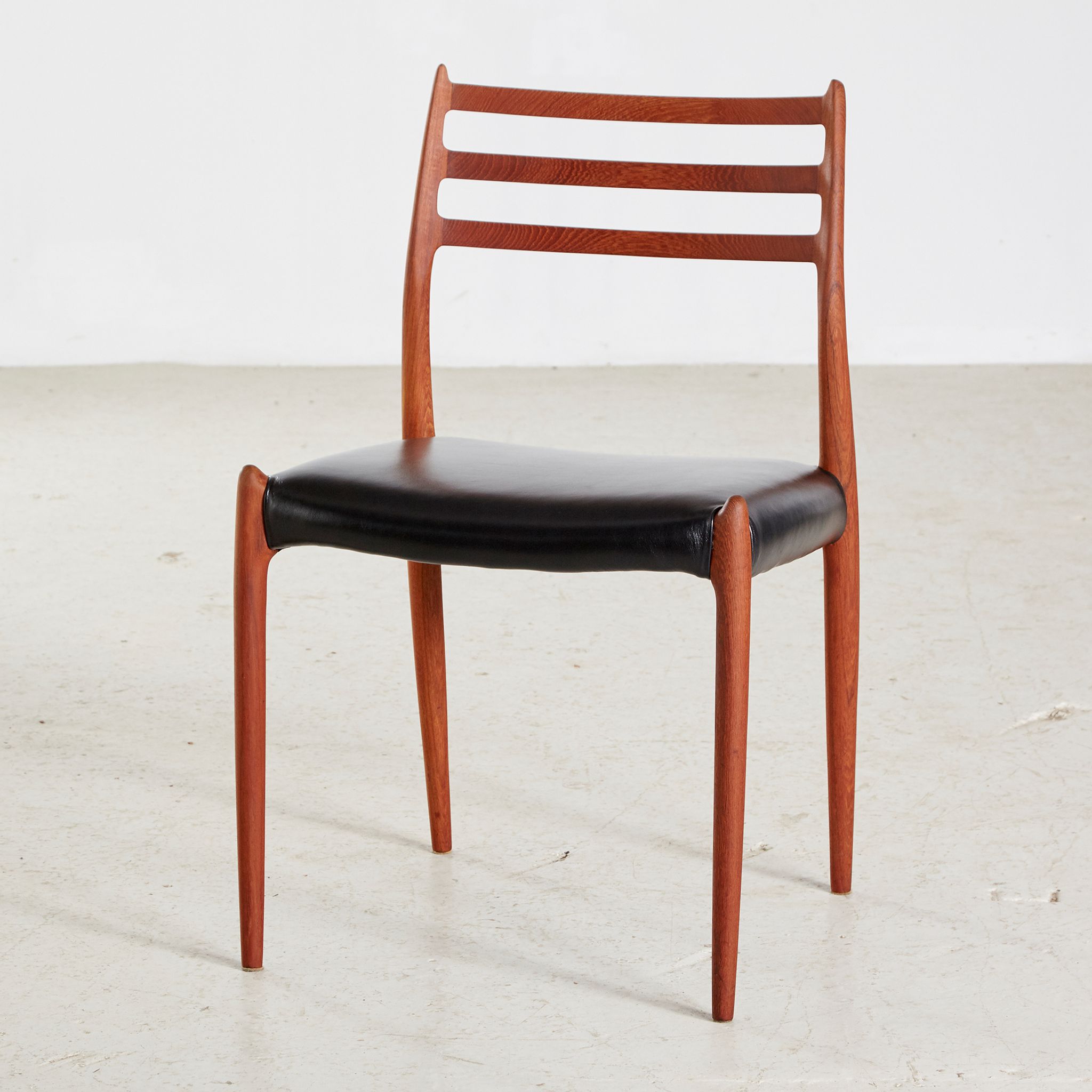 Model 78 dining chairs by Niels O. Møller for J.L. Møllers