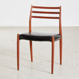 Model 78 dining chairs by Niels O. Møller for J.L. Møllers