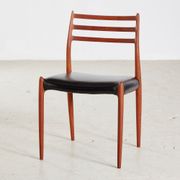 Model 78 dining chairs by Niels O. Møller for J.L. Møllers