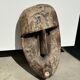 Large Timor mask in patinated wood H:50cm (2)