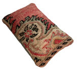 Vintage turkish rug cushion cover, 30 x 50 cm