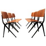 Industrial dining chairs by Marko, model Compass Leg