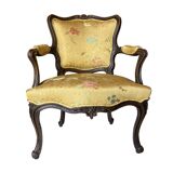 Pair of Louis XV period armchairs