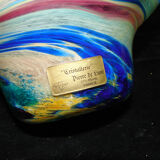 Empty glass paste pocket crystallized moonstone
