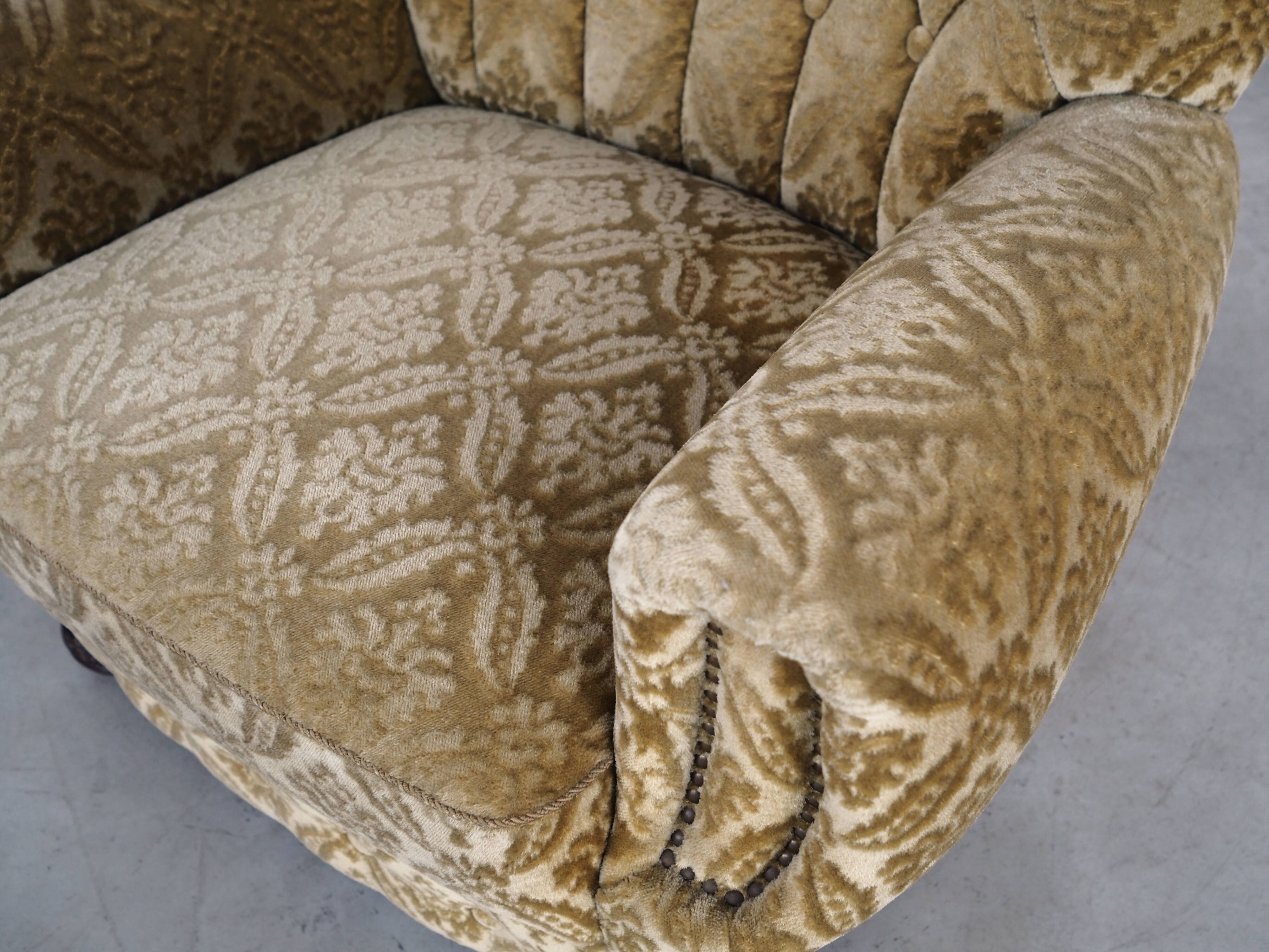 Fauteuil lounge, design danois, années 1960, production : Danemark