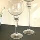 Duo of xl tealight holders in vintage crystal