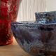 Lot 2 ceramic vases, circa 1970