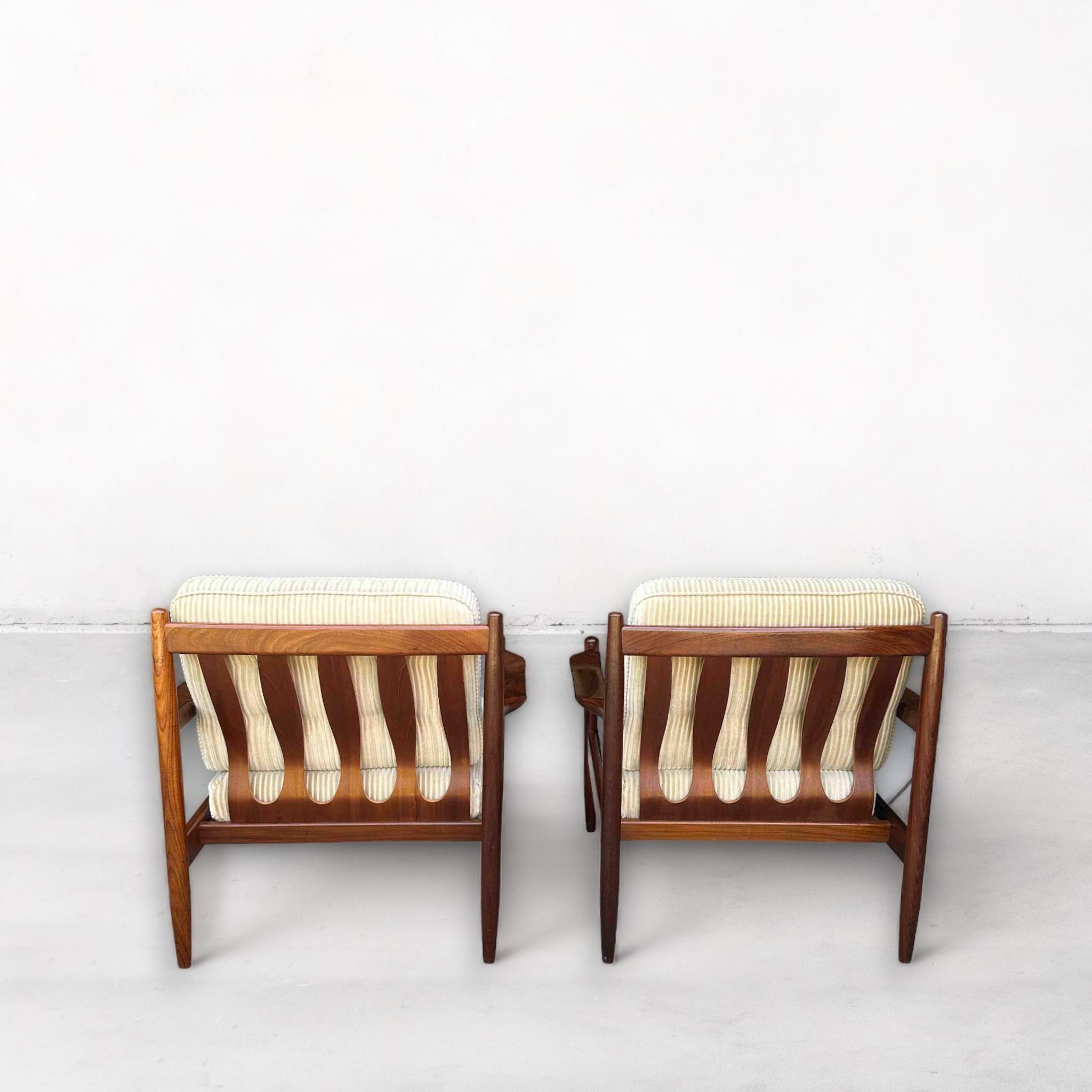 Mid-Century Armchairs in Teak, Scandinavian, Denmark, 1960s