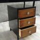 Modernist desk in metal and wood, 1950 s