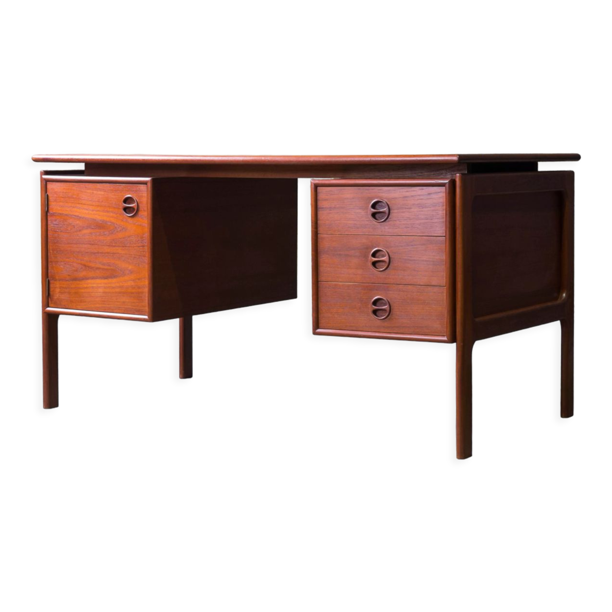 Writing desk designed by gv gasvig and produced by gv møbler in the 1960