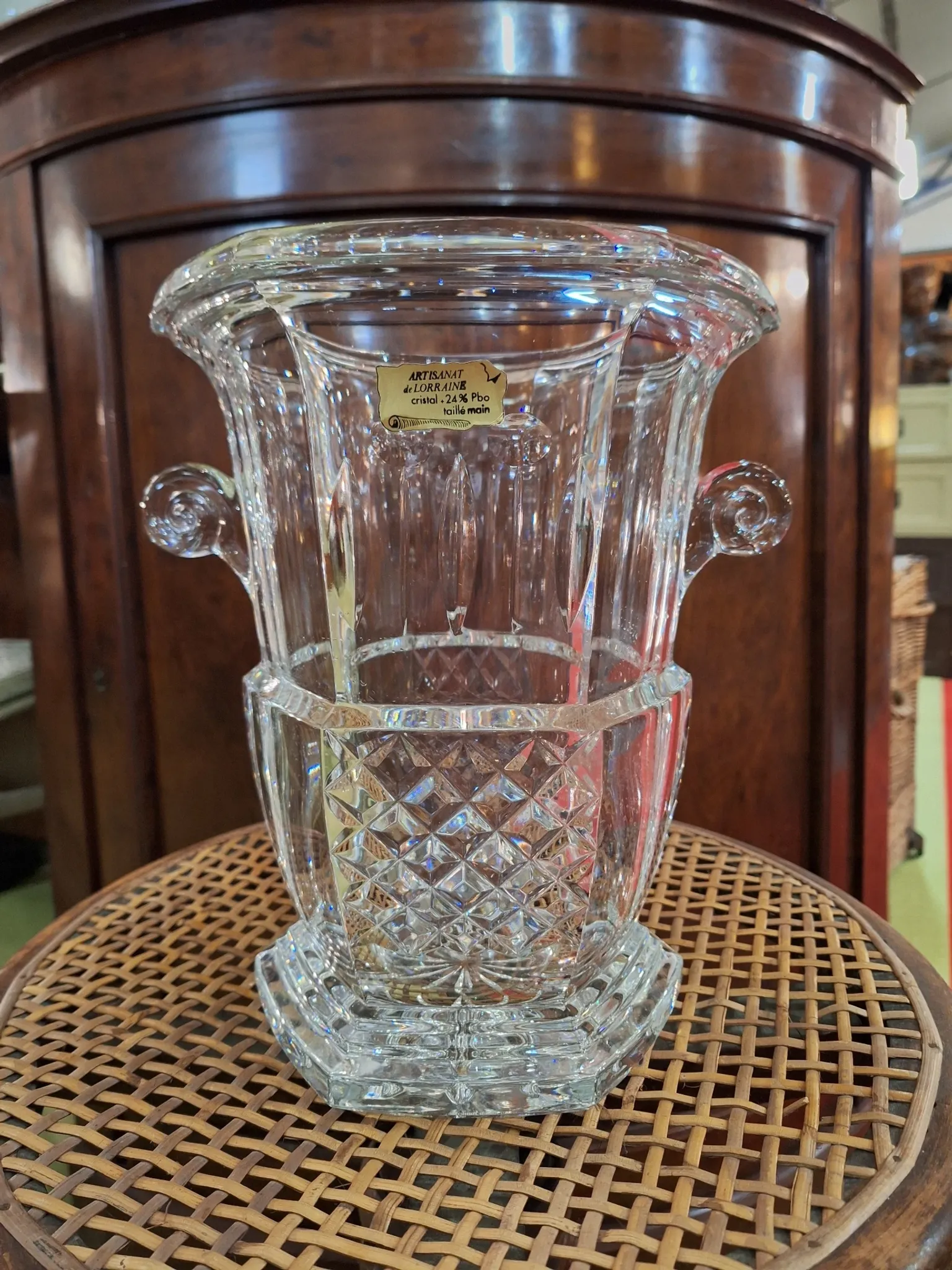 Crystal champagne bucket