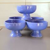 Ceramic bowls, blue dessert service