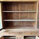 Glass-fronted dresser in pitch pine - Late 19th century