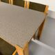 Large modernist plywood table, Memphis style, 1980s