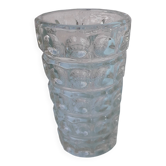 Czech glass vase