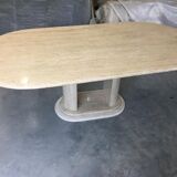 Table in travertin, italian, circa 70