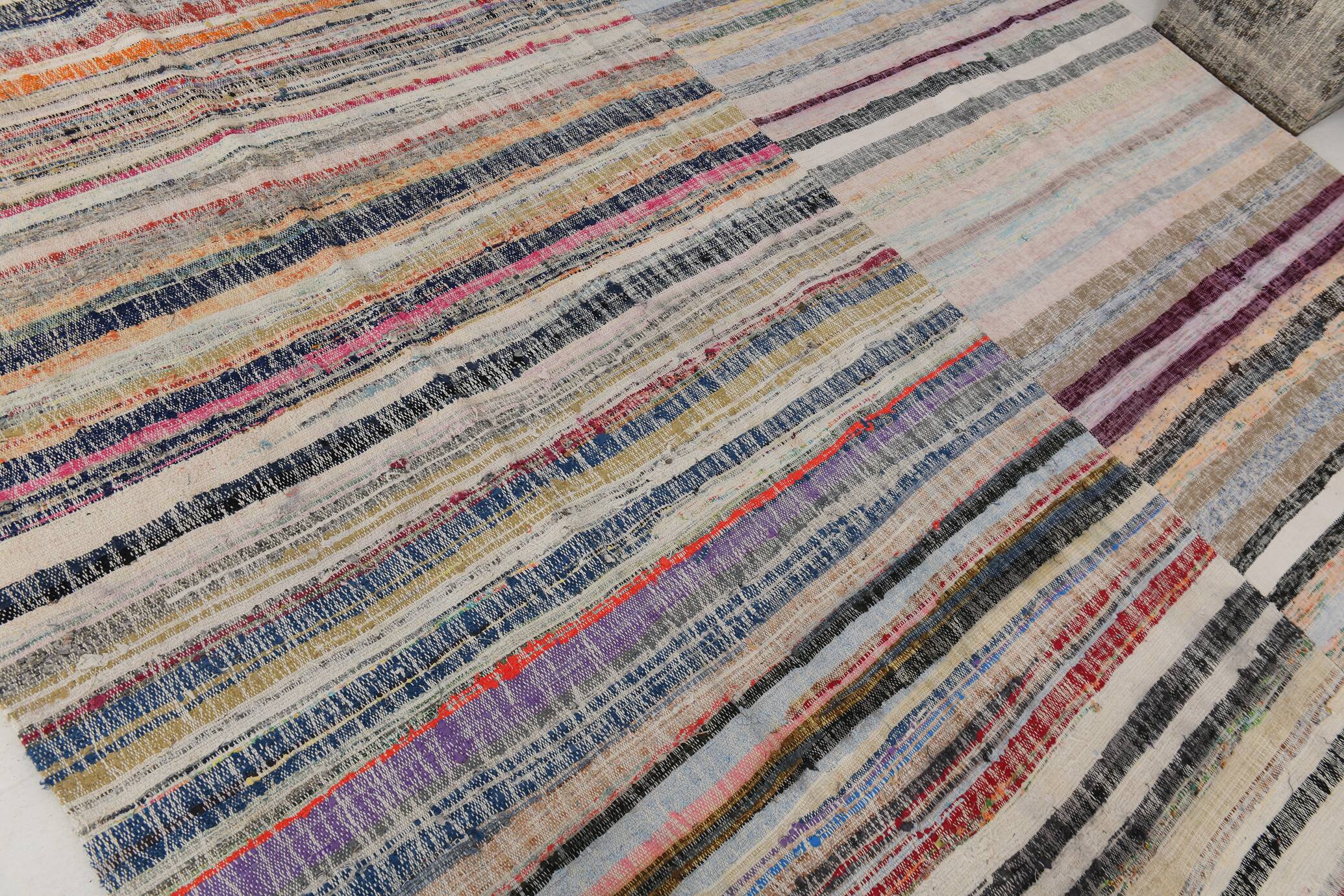 10x11 Oversize Handmade Wool Jute Kilim Rug, 292x327Cm