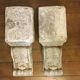 Stone wall lamp consoles