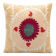 Housse de coussin brodée vintage 61x66 cm